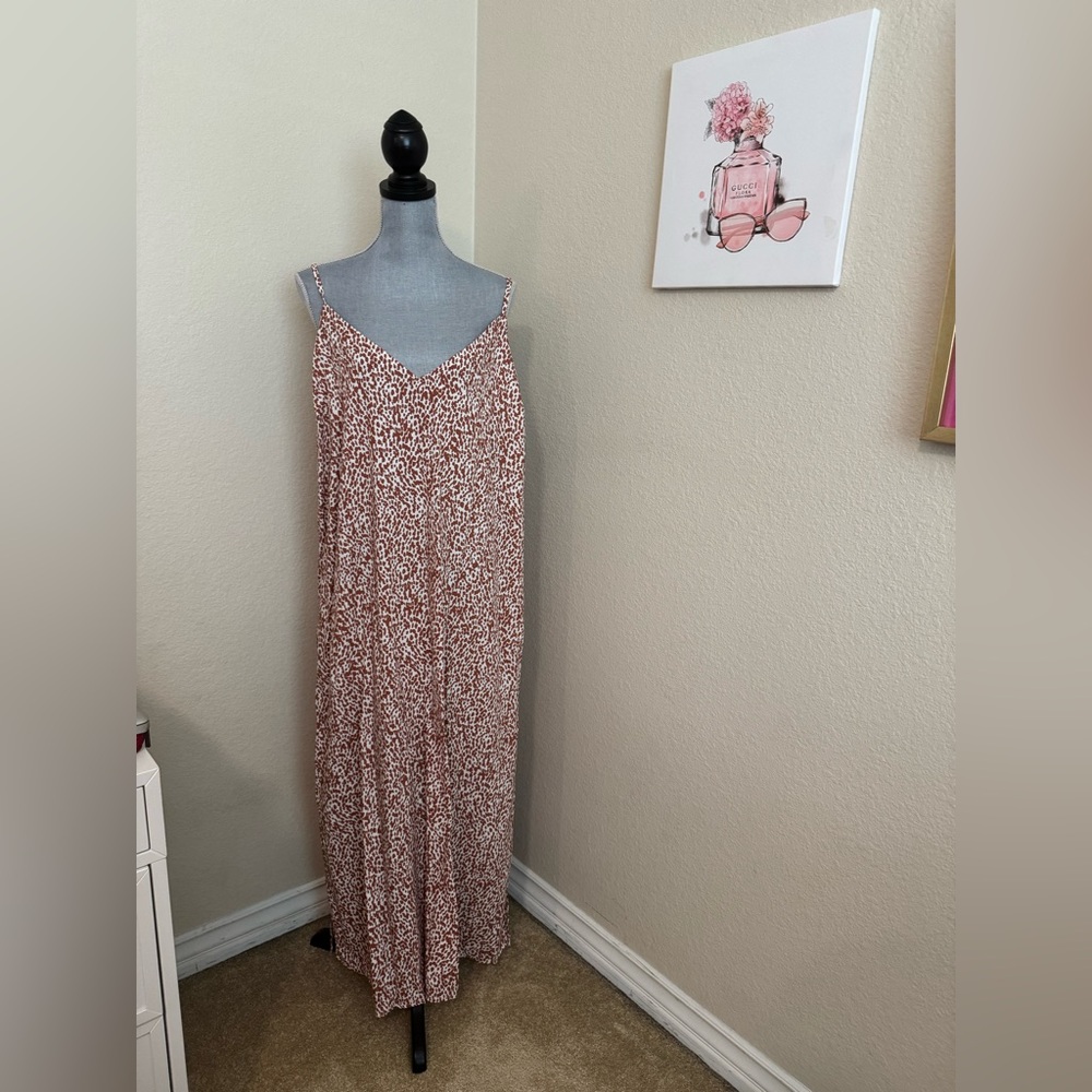 Chic Animal Print Maxi Dress